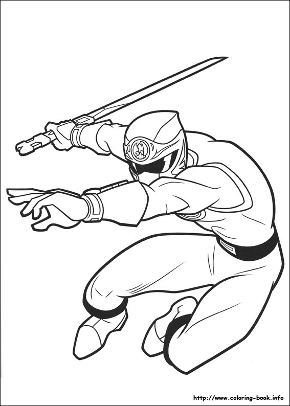 Power Rangers coloring picture